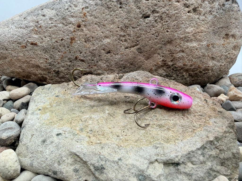 Pink Goby White 3/4oz 131 KO Shiver Minnow