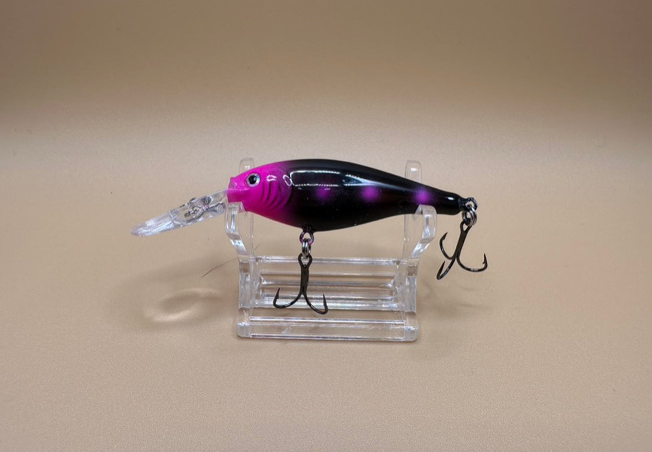 Pink Midnight Berkley Flicker Shad 5