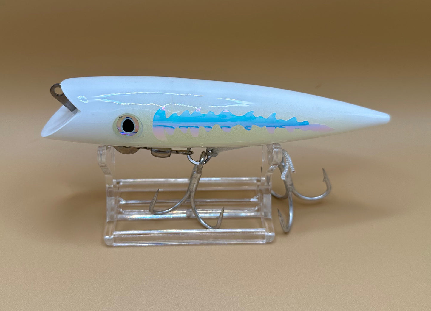 Glow Pearl Bone 5" 131 Custom Salmon Plug