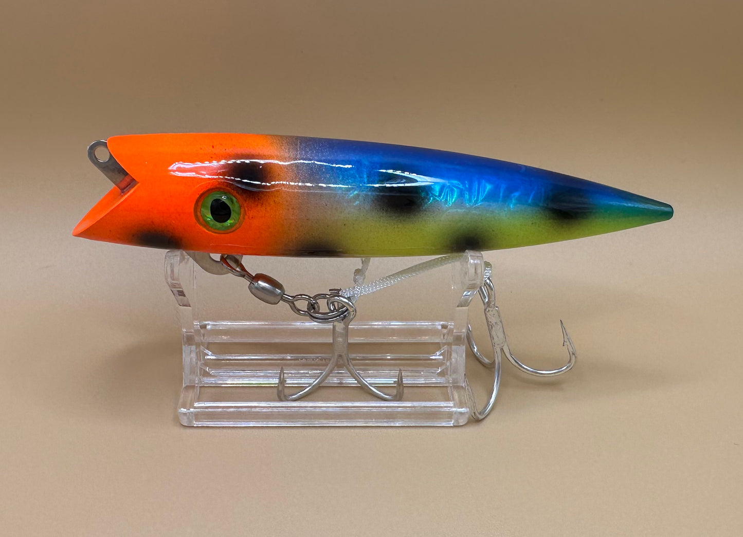 Glow Spotted Blue Veggies 5" FWJO Custom Salmon Plug