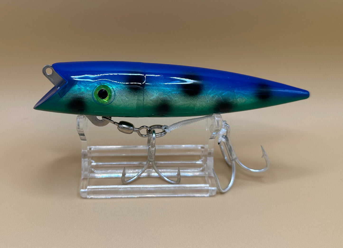 Glow Spotted Dolphin 5" 131 Custom Salmon Plug