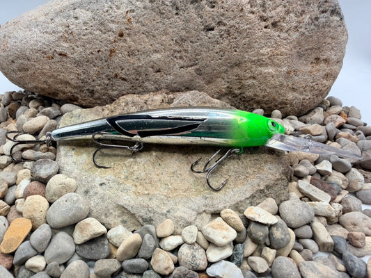 Green Flounder Pounder Bandit Suspending