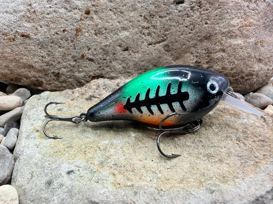 Green Orange Hulk 131 Square Bill 1.5