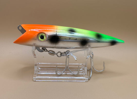 Chrome Rasta Goose 5" FWJO Custom Salmon Plug