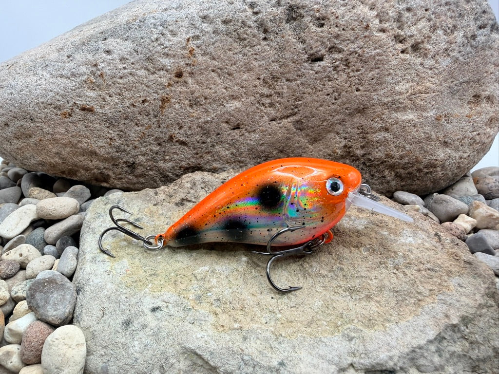 Orange Holographic Goby 131 Square Bill 1.5