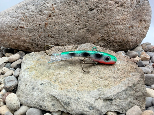 Green Goby White 3/4oz 131 KO Shiver Minnow