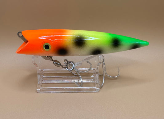 Glow Rasta Goose 5" FWJO Custom Salmon Plug
