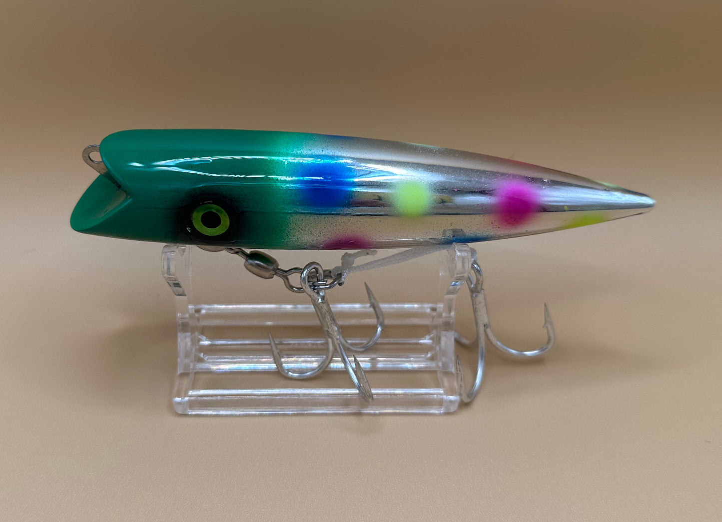 Chrome Moldy Wonderbread 5" 131 Custom Salmon Plug