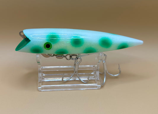 Glow Green Dot 5" FWJO Custom Salmon Plug