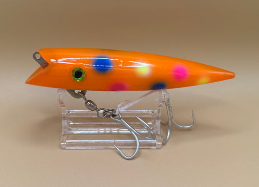 Glow Orange Wonderbread 5" FWJO Custom Salmon Plug
